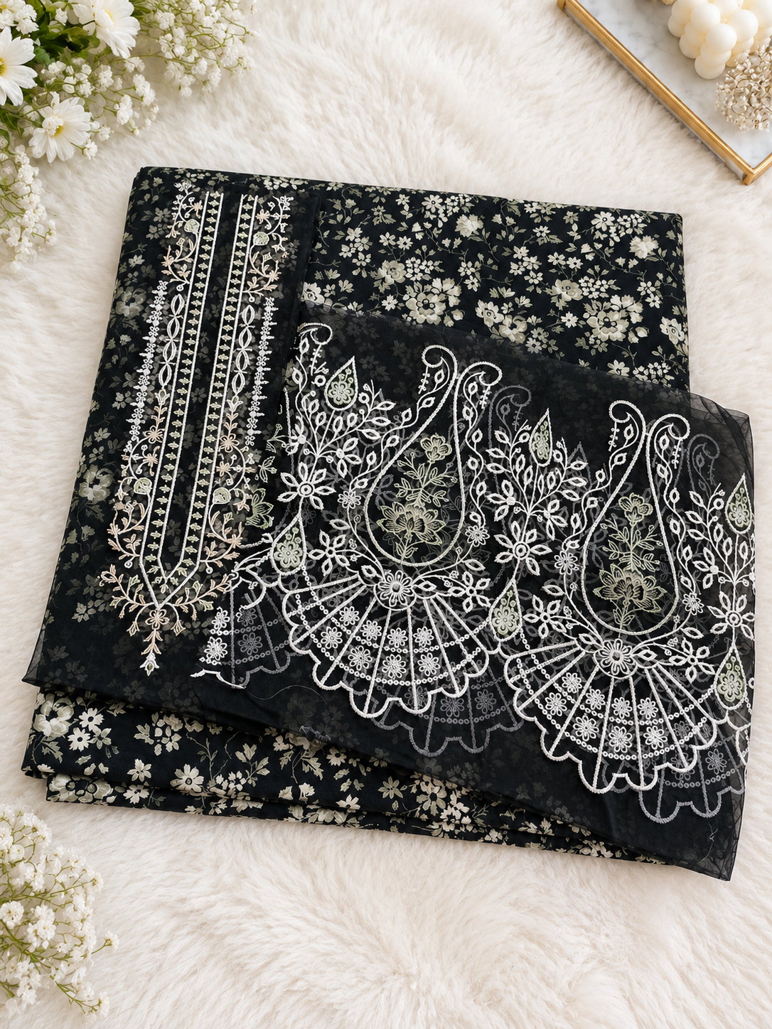 Khadi 2-Piece Embroidered Winter Suit Premium Quality Khadi Fabric
