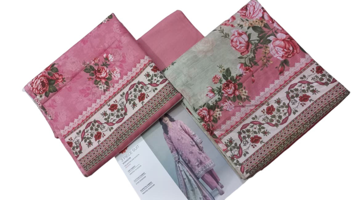 Khadi Premium 3-Piece Khaddar Unstitched Suit