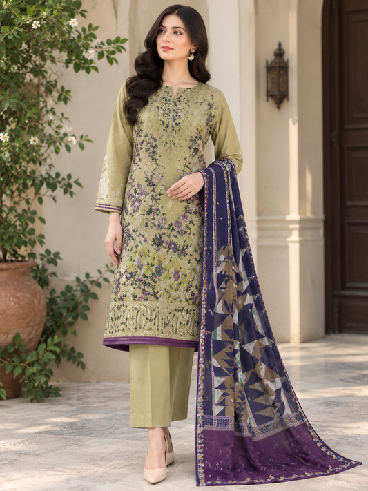 Bonanza Satrangi – 3 Piece Original Karandi Suit ✨