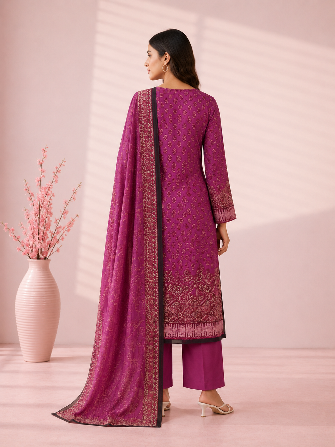 Alkaram Studio 3 Piece Festive Embroidered Lawn Suit