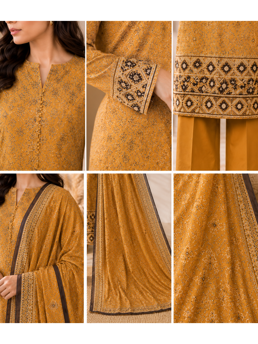 Alkaram Studio 3 Piece Festive Embroidered Lawn Suit