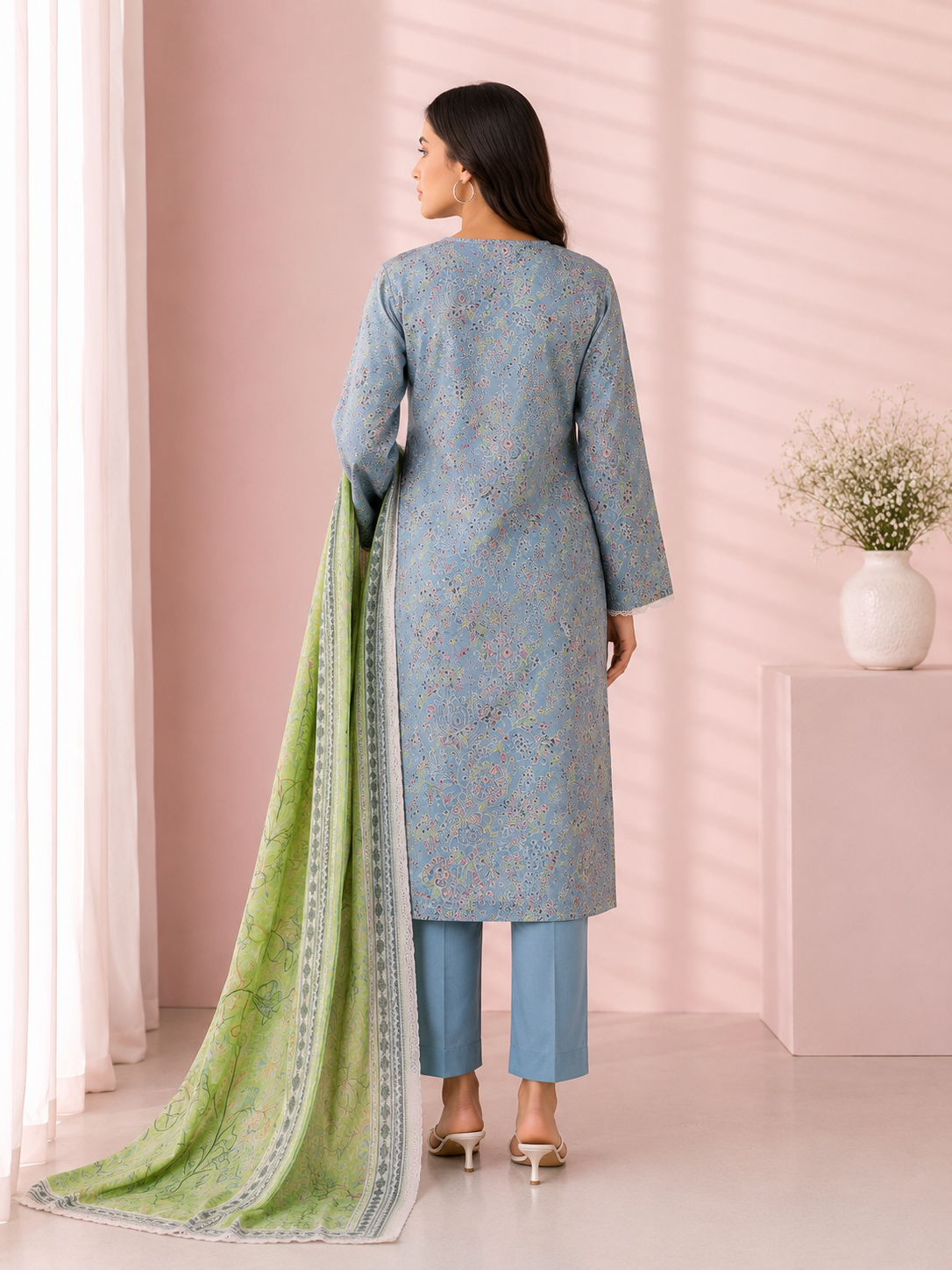 Alkaram Studio 3 Piece Festive Embroidered Lawn Suit