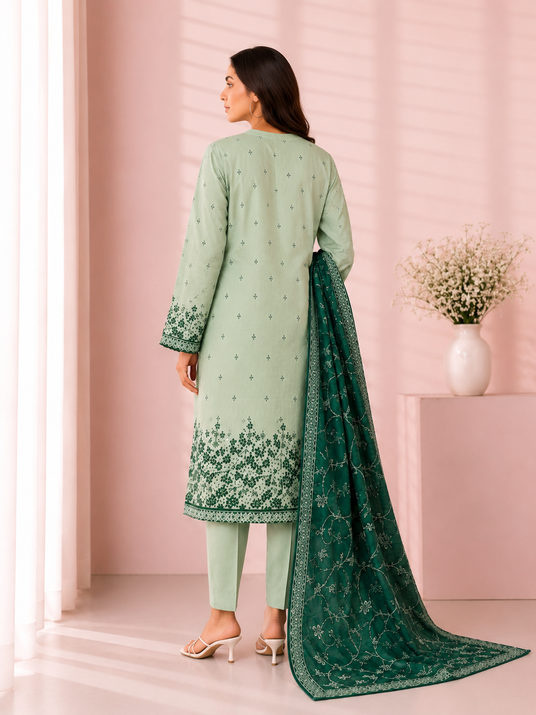 Alkaram Studio 3 Piece Festive Embroidered Lawn Suit