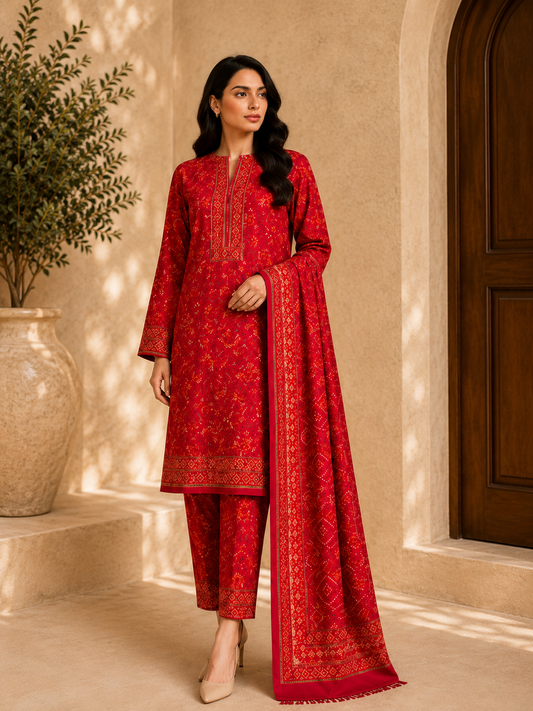Bin Saeed 3 Piece Lawn Suit