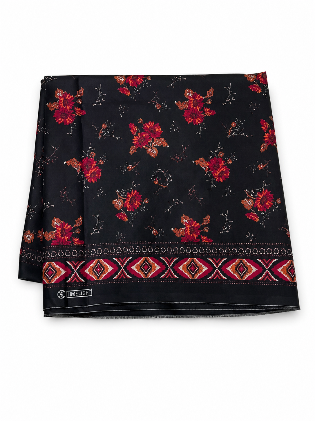 Bin Saeed 2 Piece Unstitched Lawn Suit Overall