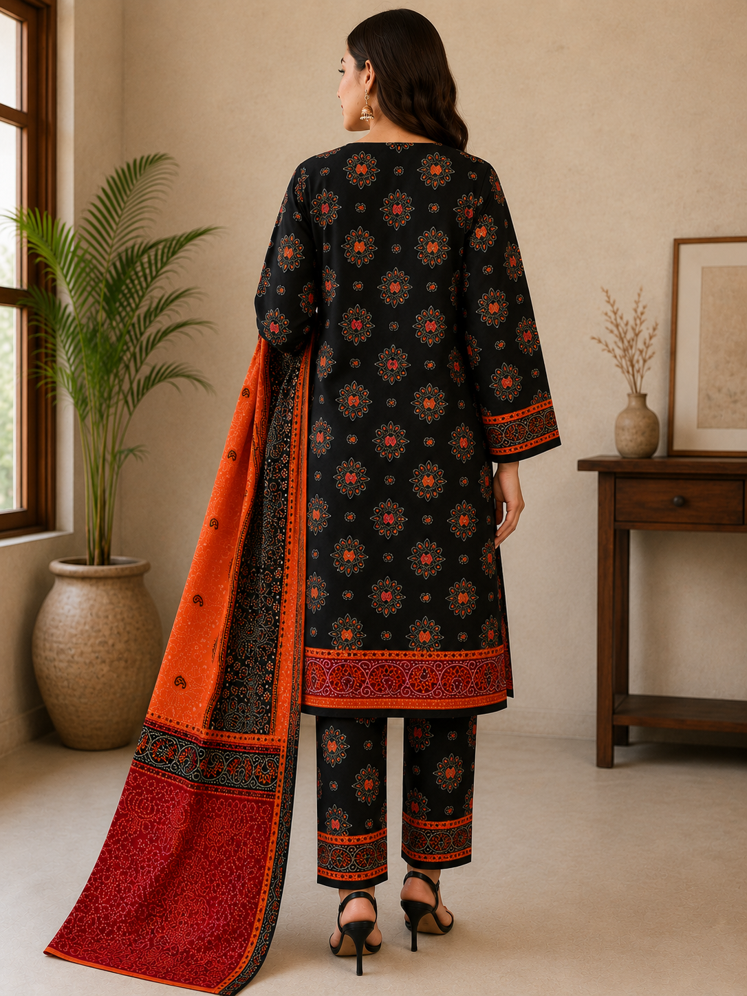 Original Bin Saeed 3 Piece Lawn Suit