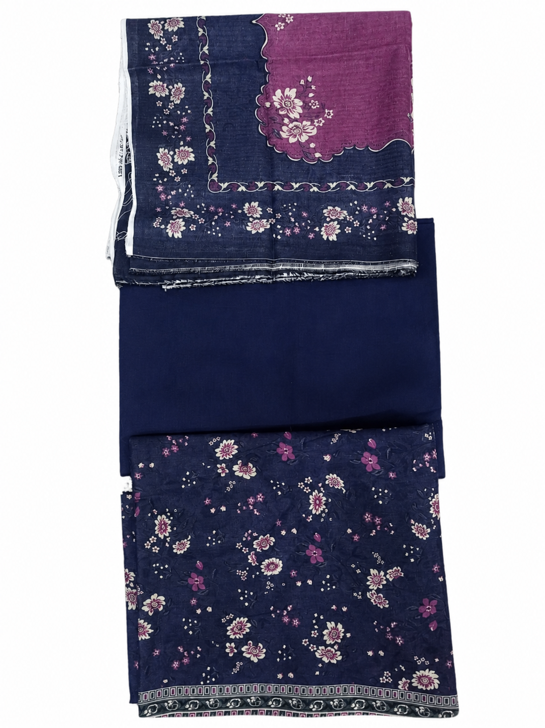 Bin Saeed Original 3 Piece Unstitched Printed Lawn Suit Premium Summer Collection