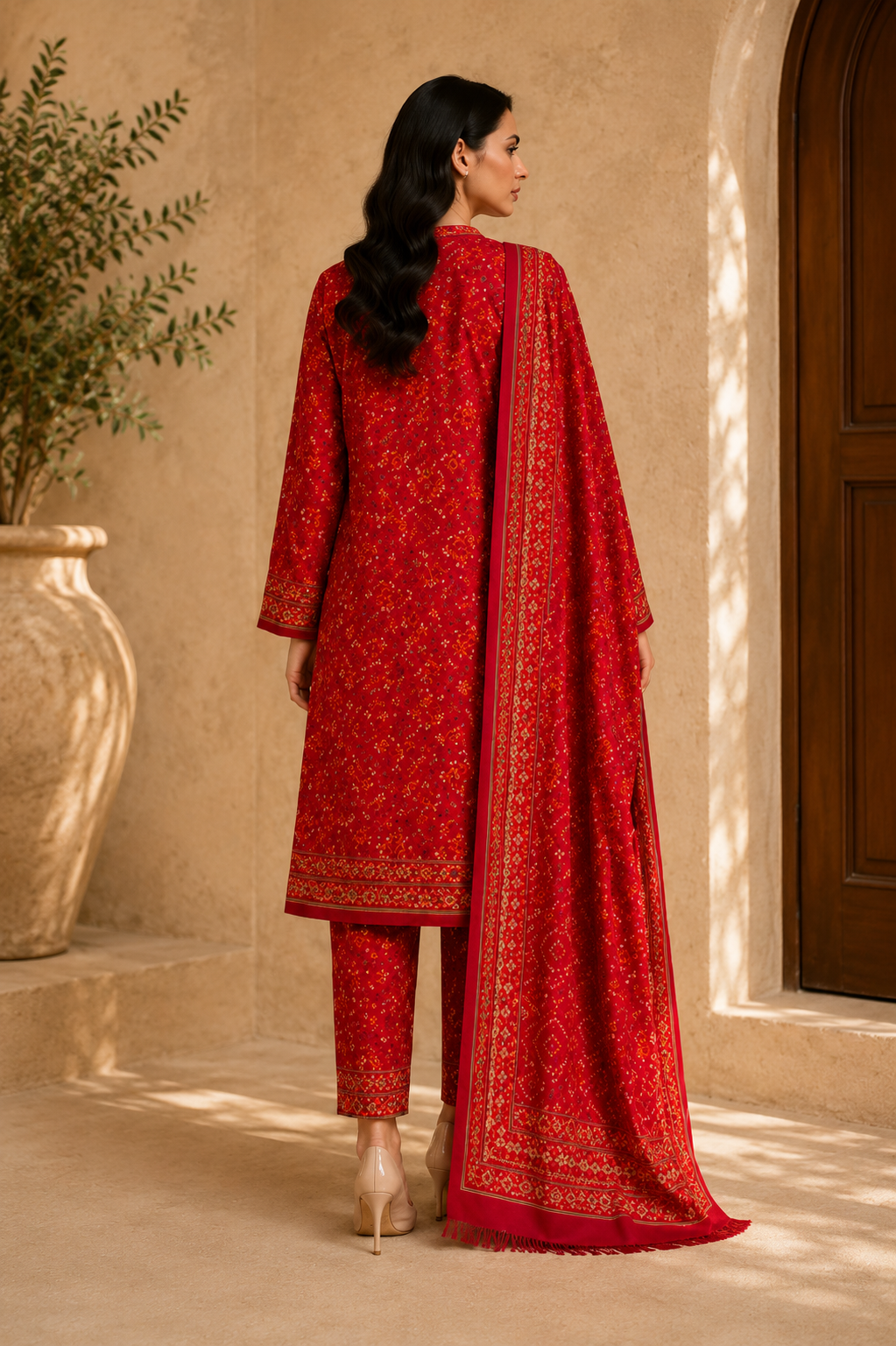 Bin Saeed 3 Piece Lawn Suit