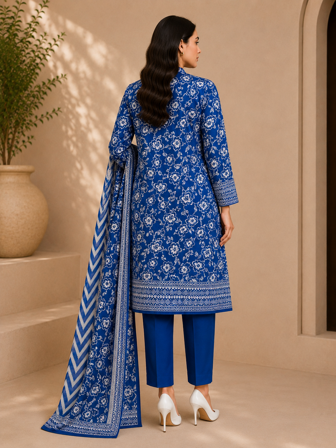 Bin Saeed 3 Piece Lawn Suit