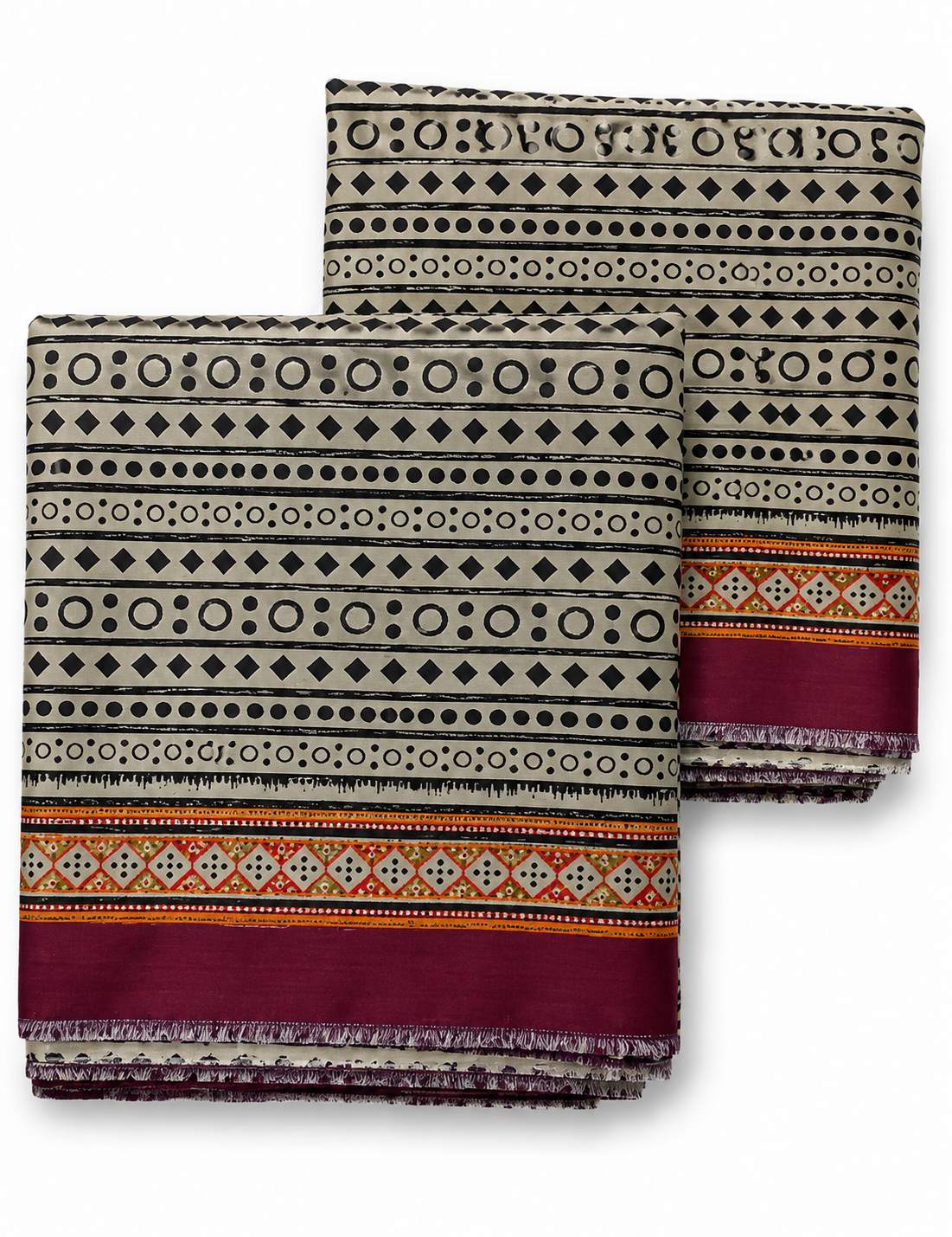 Bin Saeed 2 Piece Unstitched Lawn Suit Overall