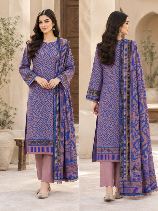 Bonanza Satrangi – 3 Piece Original Karandi Suit