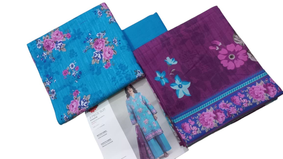 Khadi Premium 3-Piece Khaddar Unstitched Suit