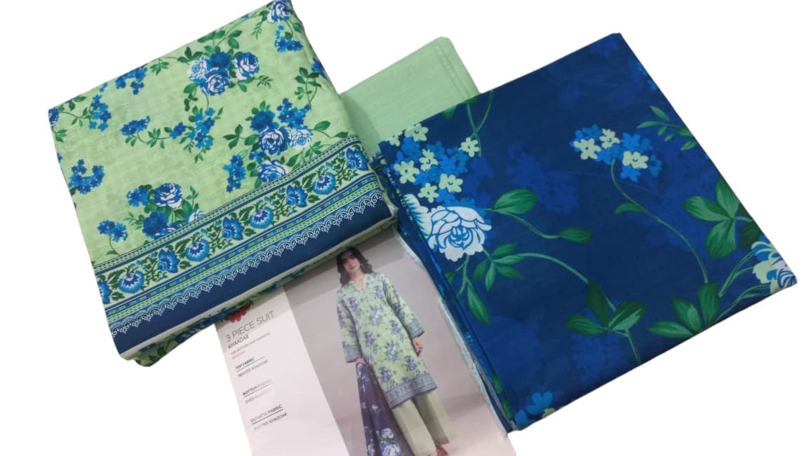 Khadi Premium 3-Piece Khaddar Unstitched Suit