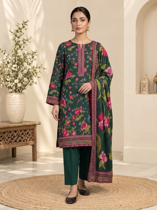 Khadi Premium 3-Piece Khaddar Unstitched Suit