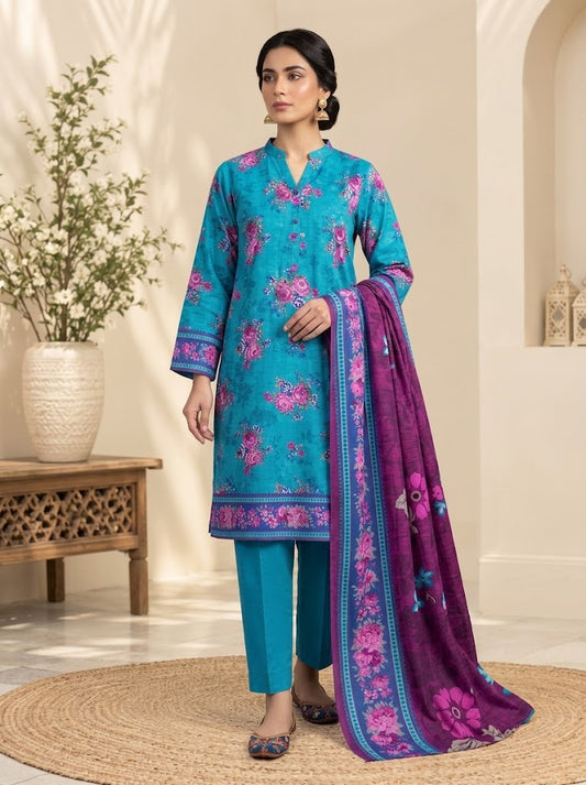 Khadi Premium 3-Piece Khaddar Unstitched Suit