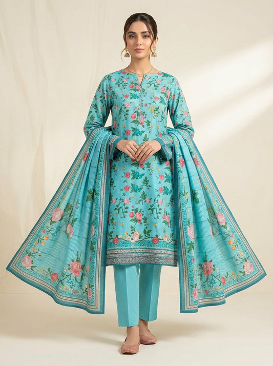 Khadi Premium 3-Piece Khaddar Unstitched Suit