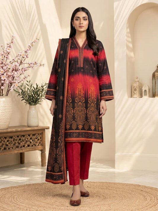Khadi Premium 3-Piece Khaddar Unstitched Suit