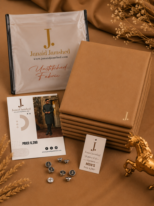 J. Junaid Jamshed Premium Men's Unstitched Soft Cotton