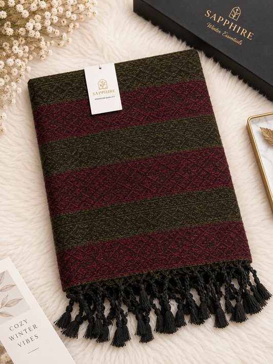 Sapphire Premium Winter Shawl