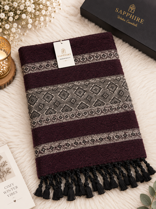 Sapphire Premium Winter Shawl